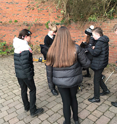 Andrea and Melanie joined the Year 7 Whitburn pupils to do a local litter
                        pick.