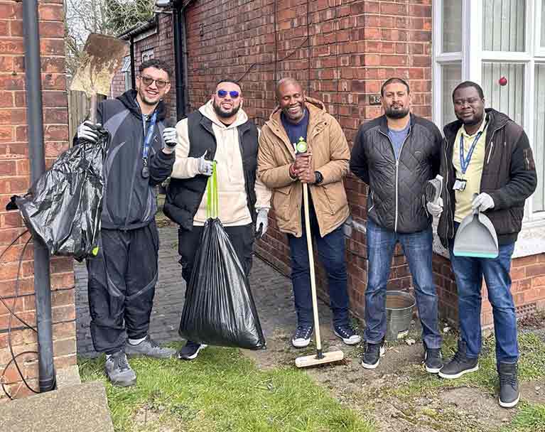 Carmona House spent their day litter picking in their local community.