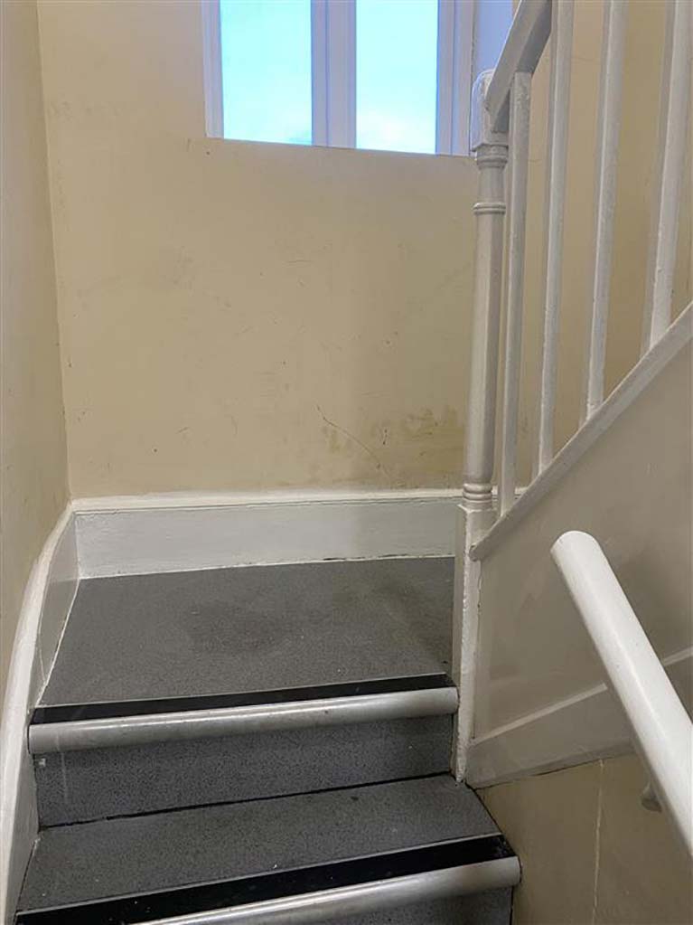 For Do Good Day, Ambrose House worked with colleagues from the London Outreach
                            team to paint and refresh the worn skirting boards and handrails of one of the safe houses