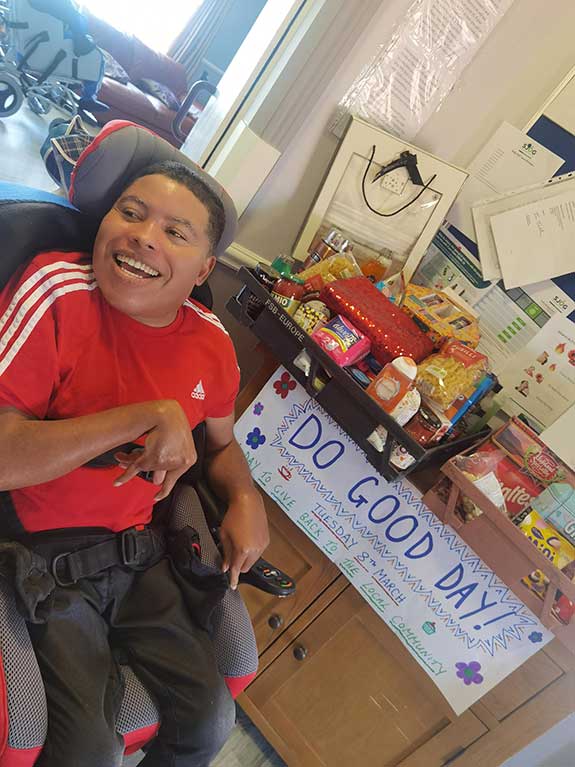 Dalby View had a party and invited family and friends of residents, the residents from the care home next door along with their families. They also donated to local food and clothing banks.
