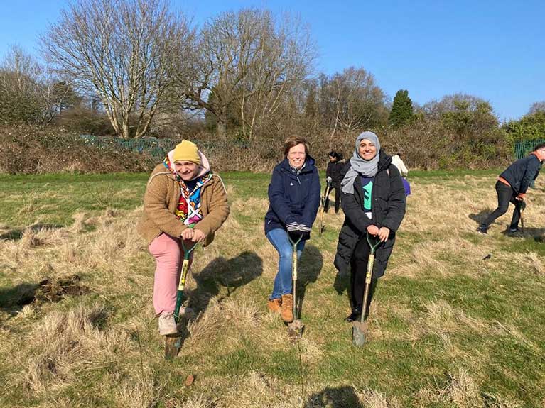 The team at Carmona House wanted to mark the day by planting trees with the assistance of Birmingham Trees For Life. Making Birmingham greener!