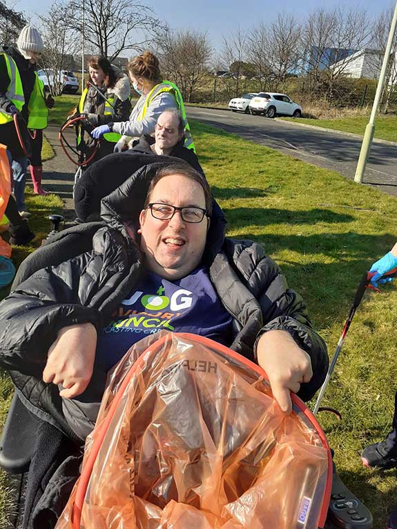 Lindisfarne Court spent their day litter picking in the local community, with Haughton Matters and Haughton Wombles, colleagues from head office, support from Darlington College students and Br Michael Newman.