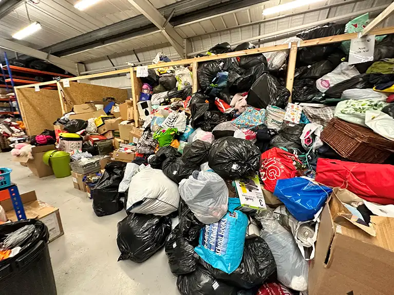 Autumn volunteered at the Overgate Hospice Donation Centre in Elland