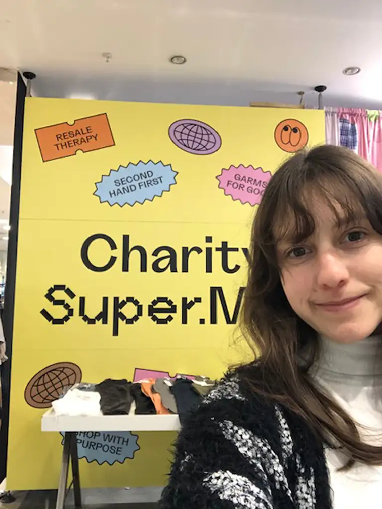 Cristina, Service Designer wanted to support a cause she cares a lot about, sustainable fashion
                            systems.