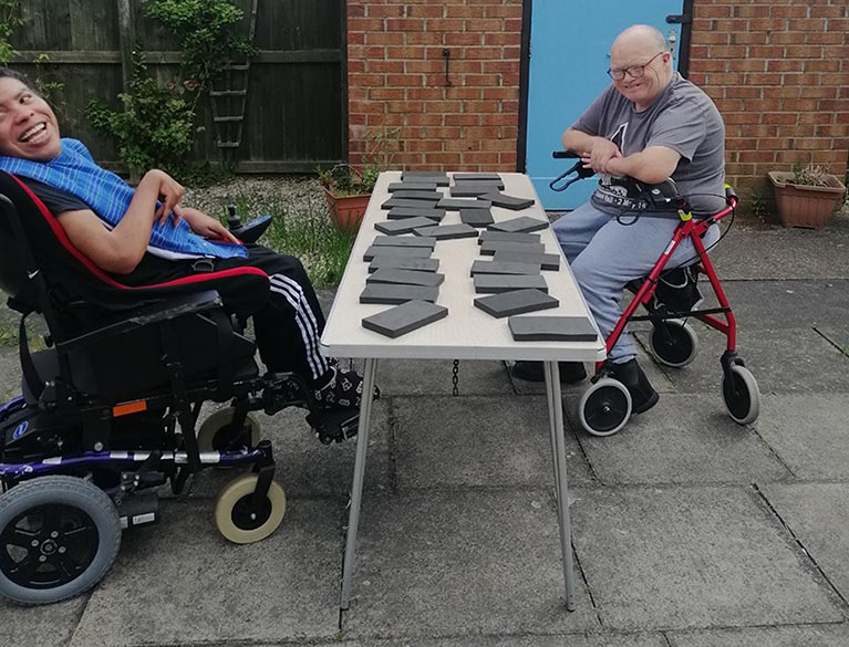 Another fun day at Dalby playing dominoes.