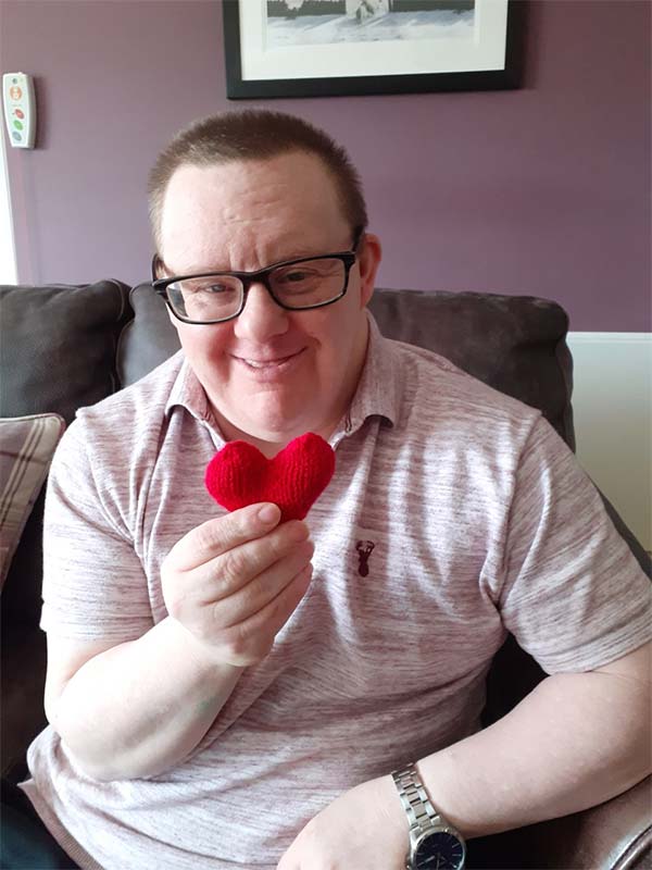 Here at Brentwood we were gifted 12 knitted hearts