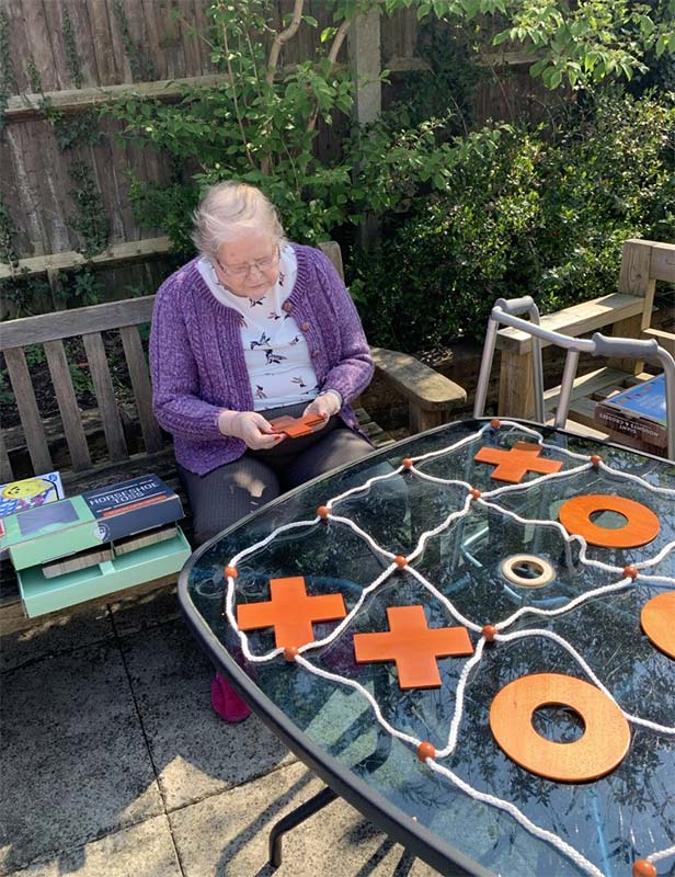 Outdoor games in the sunshine.