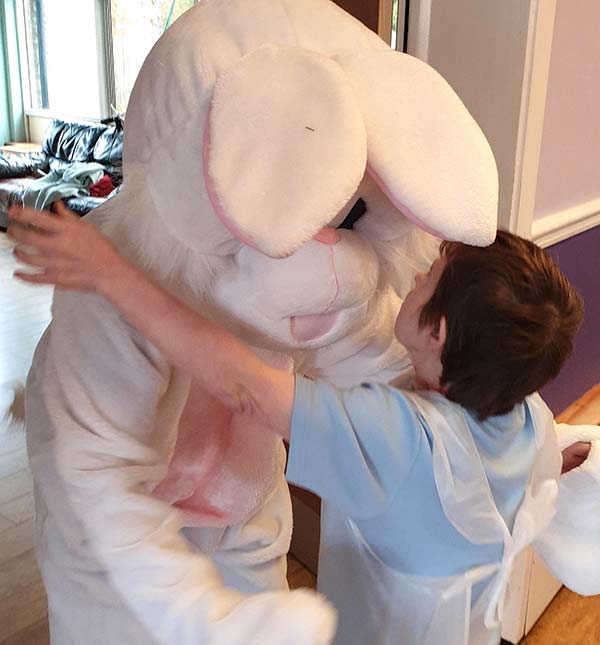 Easter Bunny at Sandown Road