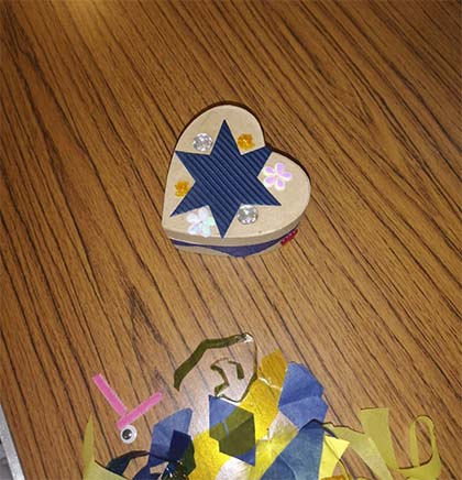 Everyone is very busy and creative here at the Minims!