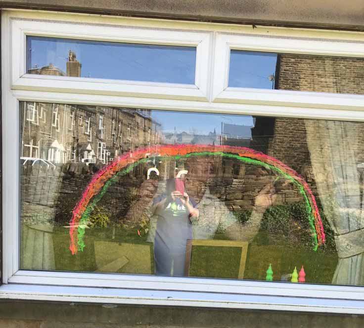 Oakleigh’s window rainbows.