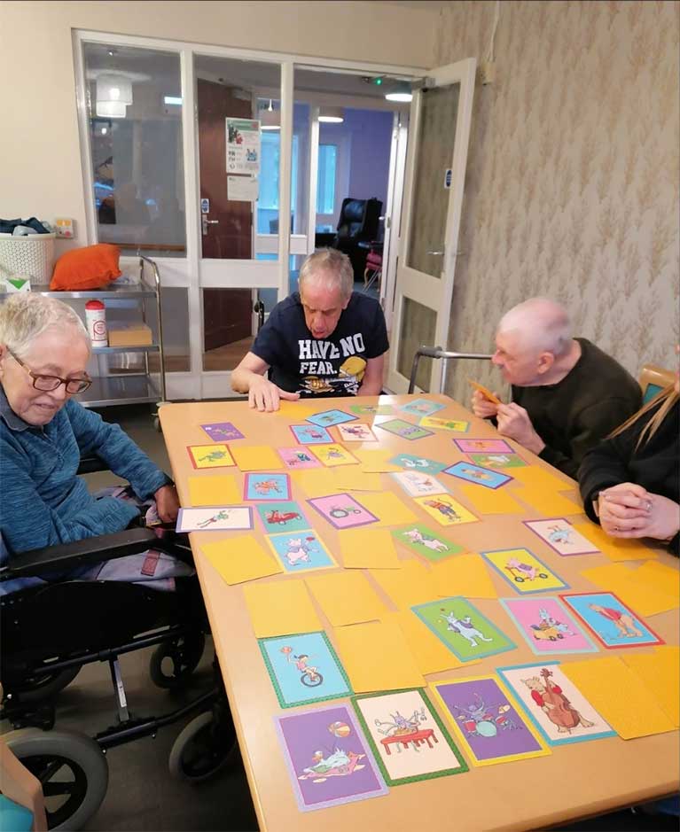The guys at number 12 The Minims playing games today!
